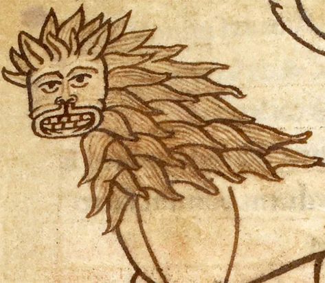 Medieval Artists Were Really Bad At Drawing Lions - 9GAG Medieval Animals, Medieval Drawings, Ancient Drawings, Medieval Manuscripts, Medieval Artwork, Funny Artwork, Panthera Leo, Medieval Paintings, Medieval Manuscript