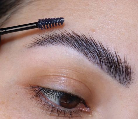 e.l.f. Cosmetics Brow Lift, Clear Eyebrow Shaping Wax For Holding Brows In Place, Creates A Fluffy Feathered Look Fluffy Eyebrows, Feathered Eyebrows, Feathery Brows, Eyebrow Shaping Waxing, Feathered Brows, Fluffy Brows, Eyebrow Trends, Feather Brows, Full Eyebrows