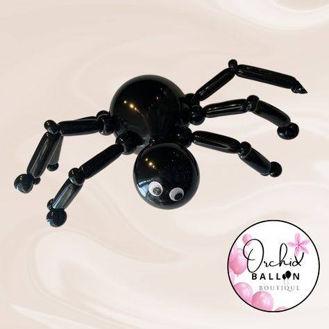 *Balloon spiders* 🕷️🕸️ These spooky balloon spiders are the perfect addition to your Halloween decor! 🎃 Made with just air, so they won’t float—these creepy-crawlers need to be attached to something. Perfect for walls, tables, or your porch! DM me for preorders and get yours before they scuttle away! 👻 #BalloonArt #HalloweenDecor #SpiderBalloons #OrchidBalloonBoutique Spider Balloon, Spooky Balloons, Creepy Crawlers, Balloon Art, Spiders, Halloween Decor, Dm Me, Orchids, Halloween Decorations