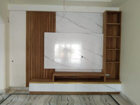 Tv Modular Design, Wooden Tv Unit Design, Tv Unit Design Modern Living, Tv Unit Design Modern Living Luxury, Tv Cabinet Wall Design, Tv Cupboard Design, Tv Cabinet Design Modern, Mandir Designs, Wooden Tv Unit