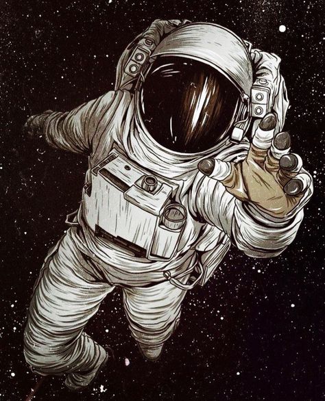 Reach for the stars ✨ I Astronaut Wallpaper, Theme Tattoo, Astronaut Art, Psy Art, Art Tumblr, 다크 판타지, Art And Illustration, In Space, The Space