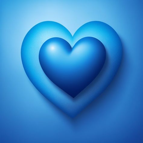 Loving Heart, Blue Hearts, Blue Heart, Love Art, Pins, Blue, Art