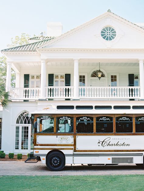 Trolley Wedding, Blue Color Palette, Southern Weddings, Blue Colour Palette, Nautical Wedding, Charleston Wedding, Southern Wedding, Speed Boats, Bride Style