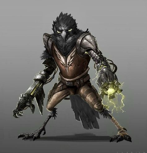 Npc Ideas, Bird Head, Bird People, Dnd Races, Beast Creature, Dnd Ideas, Space Adventure, Fantasy Races, Alien Creatures