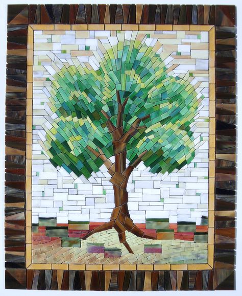 https://flic.kr/p/cysFaW | Sunny Tree | Mosaic glass Mosaic Trees Art, Tree Mosaic Ideas, Mosaic Tree Art, Mosaic Trees, Making Mosaics, Mosaic Tree, Tree Mosaic, Mosaic Art Diy, Mosaic Garden Art