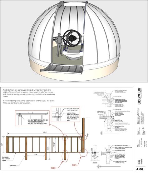 Observatory Interior Design, Observatory Architecture, Observatory Aesthetic, Home Observatory, Planetarium Architecture, Space Observatory, Astronomical Observatory, Design Studio Logo, Building Illustration