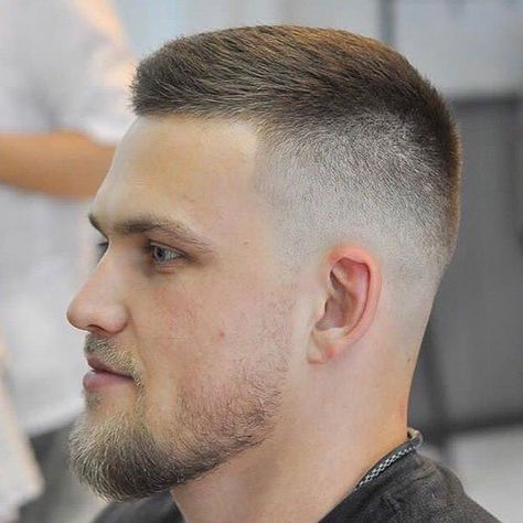 35 Best Crew Cut Hairstyles For Men (2021 Haircut Styles) Crew Cut Hair, Crew Cut Haircut, Short Hair With Beard, French Crop, Beard Haircut, Gents Hair Style, Textured Haircut, Outfit 2020, Men's Short Hair