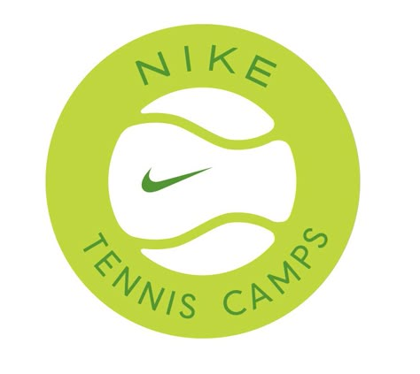 Nike Tennis Camps - c. 2012 Tennis Club Logo Design, Tennis Ball Logo, Tennis Graphic Design, Tennis Logo Design, Tennis Branding, Tennis Club Logo, Tennis Shirts Designs, Tennis Logo, Tennis Motivation