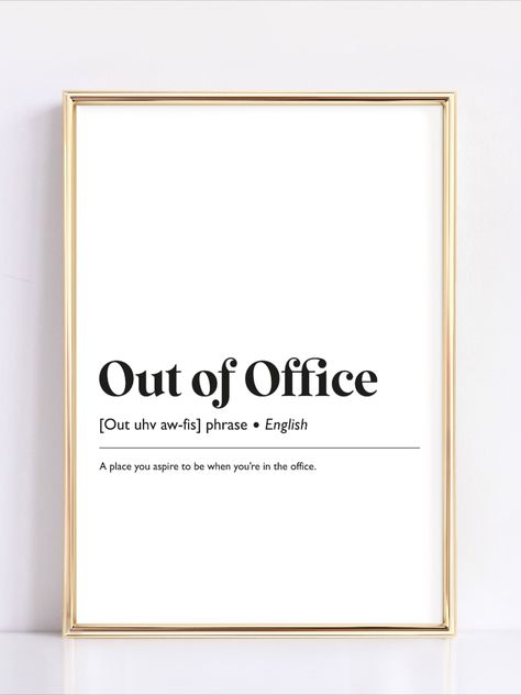 Funny Office Decor, Funny Office Quotes, Job Wallpaper, Out Of Office Sign, Office Morale, Caption Inspiration, Email Quotes, Office Quotes Funny, Toilet Signs