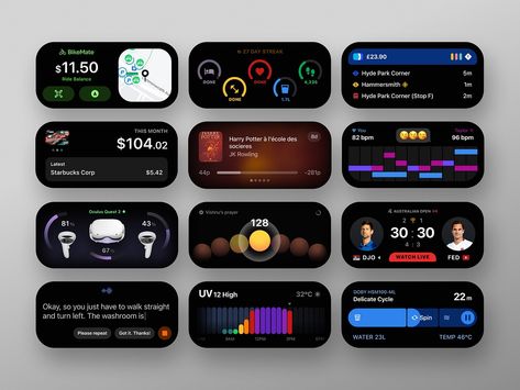 iPhone Dynamic Island Widget designs by Bastien Kun on Dribbble Figma Ui Design, App Design Aesthetic, Iphone Setup Homescreen Ideas, Iphone Dynamic Island, Community Ui, Material Design Web, App Design Ideas, Widgets Design, Ui Design Ideas