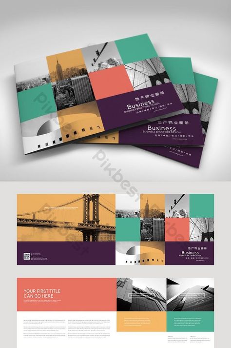 Horizontal Brochure Design, Brochure Layout Design, Report Covers, Cover Design Inspiration, Brochure Cover Design, Brochure Design Layout, Banner Design Inspiration, Marketing Brochure, Annual Report Design