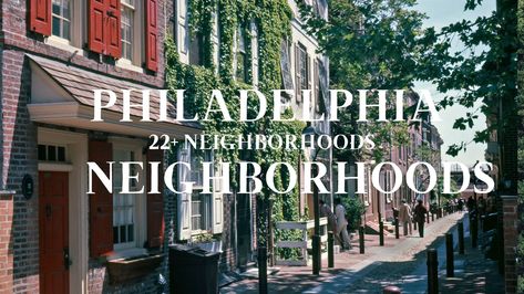 Philadelphia Neighborhoods Which One Should I Live In Germantown Philadelphia, Puerto Rican Celebrities, Philadelphia Neighborhoods, South Philly, Italian Market, Public Transit, Chestnut Hill, Neighborhood Guide, Washington Square