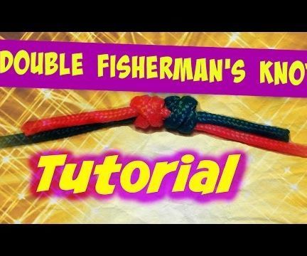 How to Tie a Double Fisherman's Knot Fishermans Knot, Embroidered Friendship Bracelet, Rope Bracelet, Knot, Google Search, Health