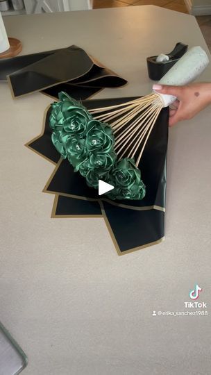 252K views · 61K reactions | This is the way we wrap our eternal bouquets 💐 @lexie.cre8s #tutorial #eternalbouquet #eternalroses #foreverroses #ribbonroses #diy #smallbusiness #roses #flowers #wrapping #wrappingbouquet #ramobuchon #howtowrapabouquet #viral #trending #instagram #instagramreels #reels #reelsinstagram #reelsvideo | 💜Erika Sanchez💜 | erika_sanchez_queen · Original audio Diy Bouquet Wrap Tutorials, How To Wrap A Bouquet In Paper, Bouquet Wrapping Tutorial, Eternal Flower Bouquet, Diy Rose Bouquet, Ribbon Rose Bouquets, 100 Roses, Ribbon Flowers Bouquet, Bouquet Tutorial