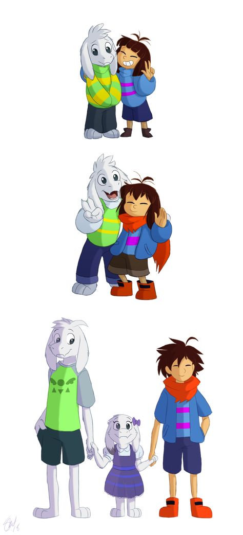 Undertale - Dreemurr Sibling squad by TC-96 Endertale Tc-96 Frisk, Tc 96 Undertale, Endertale Tc-96, Asriel Undertale, Frisk Undertale, Asriel Dreemurr, Lets Play A Game, Undertale Memes, Undertale Ships