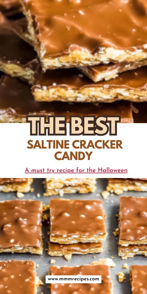 This Saltine Cracker Toffee, or “Christmas Crack,” combines buttery caramel and rich chocolate over a salty cracker base for a unique and delicious candy! Perfect for Christmas parties, gift boxes, or family treats, this is a holiday classic everyone will want to try. Save this easy recipe for a crowd-pleasing holiday treat! Christmas Recipe Dessert, Toffee Christmas, Saltine Cracker Candy, Cracker Dessert, Saltine Cracker Toffee, Easy Toffee, Aka Christmas, Xmas Goodies, Saltine Toffee