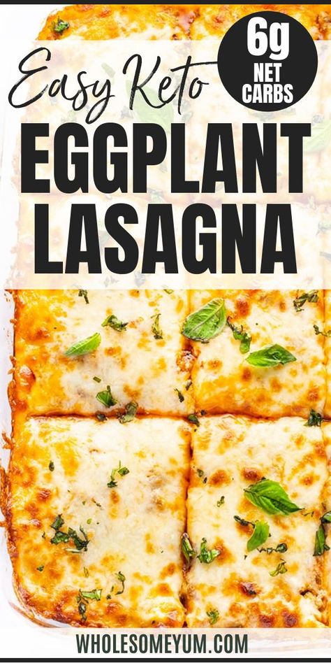 Keto Eggplant Lasagna, Eggplant Lasagna Recipe, Keto Eggplant, Eggplant Recipes Easy, Eggplant Lasagna, Dinner Pasta, Keto Lasagna, Healthy Low Carb, Low Sugar Recipes