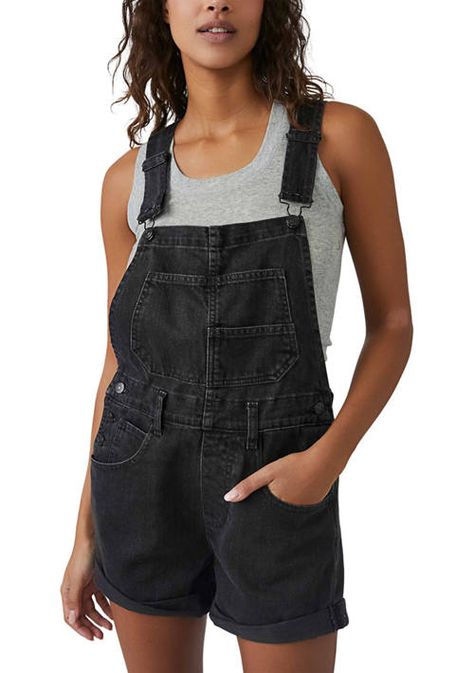 Ziggy Shortalls, Ziggy Overalls, Black Short Overalls, Bib And Brace Overalls, Denim Shortalls, Denim Playsuit, Denim Overalls Shorts, Black Overalls, Weekly Outfits