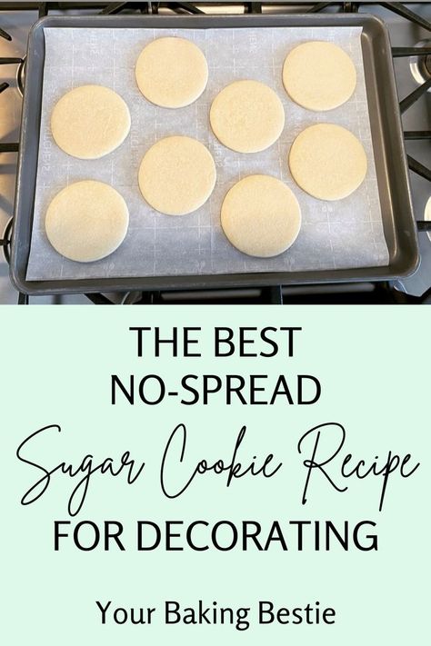 Cookie Recipe For Decorating, Cutout Sugar Cookie Recipe, No Spread Sugar Cookie Recipe, Sugar Cookie Recipe For Decorating, Royal Icing Cookies Recipe, Cookie Decorating Icing, Cookie Icing Recipe, Cut Out Cookie Recipe, Perfect Sugar Cookies