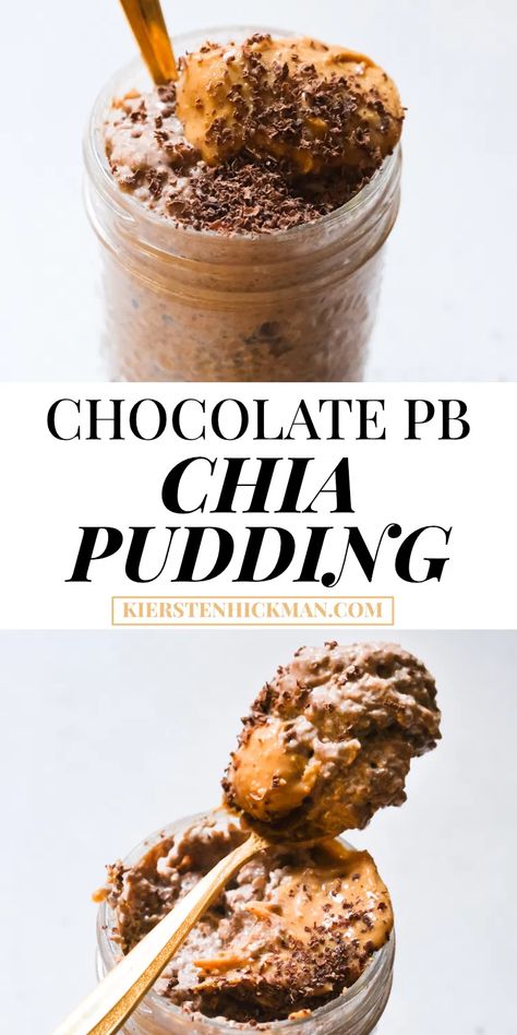 Best Chia Pudding, Chocolate Peanut Butter Chia Pudding, Peanut Butter Chia Pudding, Chia Pudding Vegan, Chocolate Chia Pudding Recipes, Chia Pudding Recipes Healthy, Chia Puddings, Chia Pudding Recipe, Jar Meals