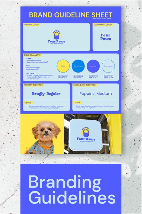 Brand Guildline Layout, One Page Brand Guidelines, Brand Style Sheet, Branding Guidelines Design, Product Sheet Design, Brand Guidelines Design Layout, Branding Moodboard, Logo Guidelines, Brand Guidelines Design