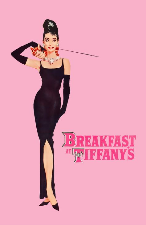 A collection of sketches blending artistry with fashion design. Audrey Hepburn Movie Posters, Tiffany Blue Wallpapers, Breakfast At Tiffany's Poster, Audrey Hepburn Vintage, Pink Breakfast, Audrey Hepburn Movies, Fashion Design Inspiration, Breakfast At Tiffany's, Dorm Posters