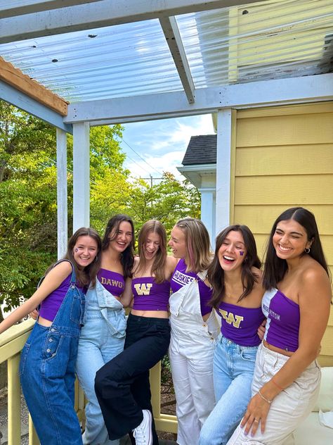 university of washington, college, fnl, football games, school spirit, u of wa, game day outfits U Of Washington, University Of Washington Game Day Outfit, University Of Washington Aesthetic, U Washington, Uw Seattle, College Diaries, College Abroad, Washington College, College Vibes