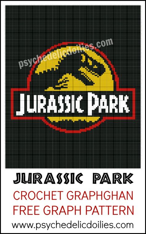 Jurassic Park Graphghan Free Crochet Pattern. This large graph will make a full sized blanket and is free to download! Dino Granny Square Crochet Pattern, Free Graphgan Patterns, Jurassic Park Crochet, Graphgan Crochet Patterns, C2c Crochet Pattern Free Beginner, C2c Crochet Blanket Pattern Free, Graphgan Patterns Free, Graphgan Crochet, C2c Patterns