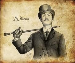 My protagonist has been loosely defined, a shadowy silhouette in the fog-enshrouded city of my mind: mid-nineteenth century San Fransisco that is rapidly acquiring a visceral imagined reality. I can close my eyes to present intrusions and almost feel the salty brine of dockside damp, the spluttering hiss of gaslamps, but now that my Sherlock-shade is emerging from obscurity (in general tendencies rather than particulars) my thoughts turn to his counterpart: to his Watson, to his Sancho Panza. Dr Watson, Sir Arthur Conan Doyle, Symbiotic Relationships, Conan Doyle, Arthur Conan Doyle, John Watson, Close My Eyes, Sherlock Holmes, My Mind
