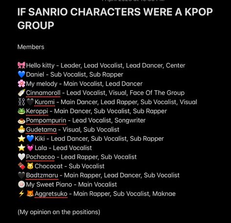 Kpop Group, My Opinions, Sanrio Characters, Kpop Groups, Songwriting, Dates, Hello Kitty, Kitty, Entertainment