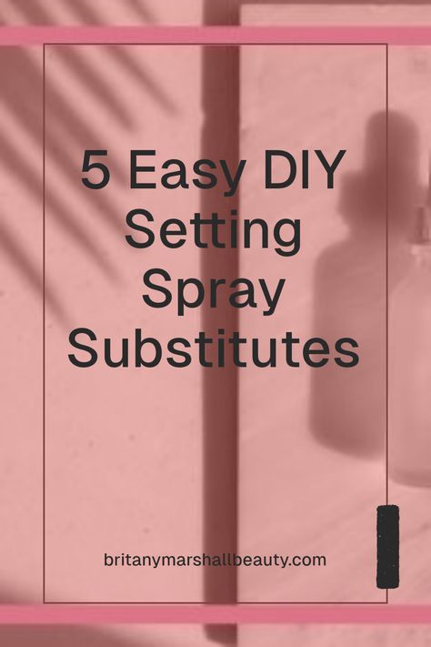 Want to keep your makeup fresh all day long without a store-bought setting spray? Discover these 5 easy DIY alternatives that'll save you time and money! From finishing sprays to natural ingredients you can find at home, these creative solutions will keep your look flawless and budget-friendly. Explore unique recipes and tips to enhance your makeup routine. Perfect for the beauty enthusiast looking for sustainable ways to feel fabulous without the chemicals Setting Spray For Hair, Homemade Setting Spray, How To Clean Lashes, Diy Setting Spray, Bueaty Tips, Spray For Hair, Facial Recipe, Eyelash Lift, Diy Facial