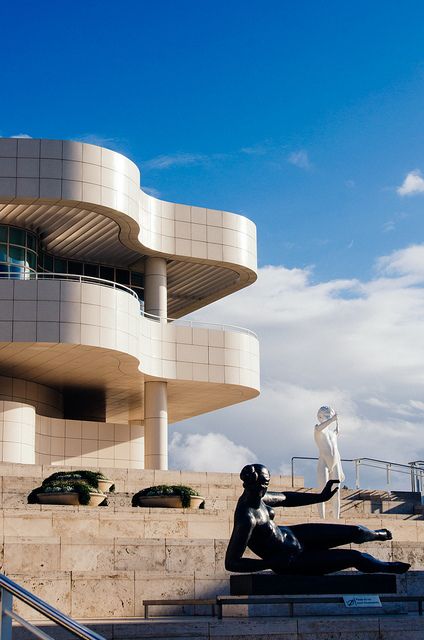 Getty Center - Los Angeles, California by Ame Otoko, via Flickr Ladera Heights Los Angeles, Downtown Los Angeles Photography, Century City Los Angeles, West America, Architecture Los Angeles, Getty Center Los Angeles, The Getty Center Los Angeles, Richard Meier Architecture, California Science Center Los Angeles