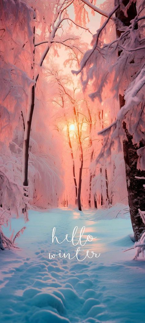 Winter Iphone Wallpaper, Wallpaper Backgrounds Iphone, Beautiful Winter Pictures, Winter Iphone, Iphone Wallpaper Winter, Iphone Wallpaper Aesthetic, Wallpaper Instagram, Beautiful Wallpapers For Iphone, Backgrounds Iphone