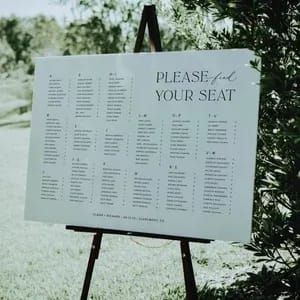 Minimal Seating Chart, Alphabetical Seating Chart, Wedding Seating Chart Template, Table Seating Chart, Seating Sign, Seating Chart Template, Chart Template, Seating Plan Wedding, Seating Plan