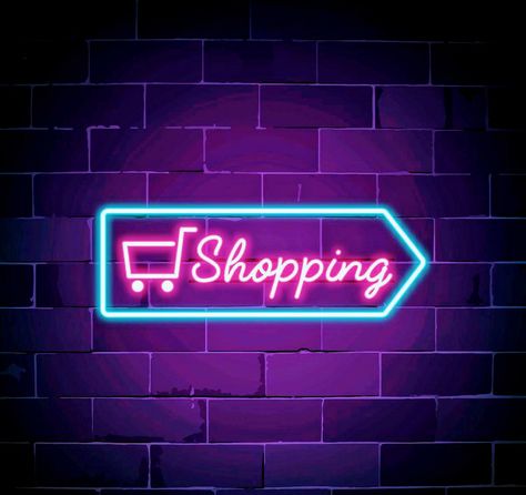 Neon Signs Boutique, Neon Sign For Boutique, Sale Neon Sign, Neon Purple Youtube Logo, Wallpaper Backgrounds Blue, Neon Sign Business Logo, Blue Bible, Backgrounds Blue, Insta Account