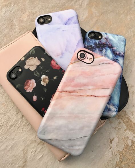 All in 🙈 Dark Rose + Northern Lights + Geode + Smoked Coral Case for iPhone 7 & iPhone 7 Plus from Elemental Cases Anna Miller, Apple Phone Case, Dark Rose, Apple Cases, Iphone Prints, Iphone 6 Cases, Support Telephone, Pattern Iphone Case, Cases Iphone