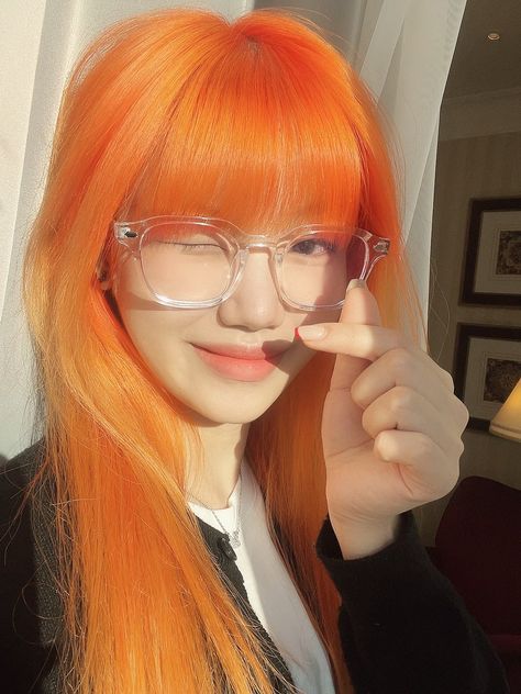 Ginger Hair Girl, Orange Hair Dye, Blonde Asian, Cute Hair Colors, Pretty Hair Color, Hair Stylist Life, Hair Dye Colors, Hair Reference, Orange Hair