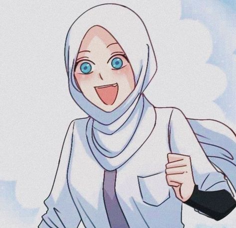 Hijabi Pfp Cartoon, Amu Wee, Anime Hijab, Fesyen Islam, Pp Wa, Hijab Drawing, Aesthetic Profile Picture Cartoon Soft, Cute Eyes Drawing, Anime Drawing Books