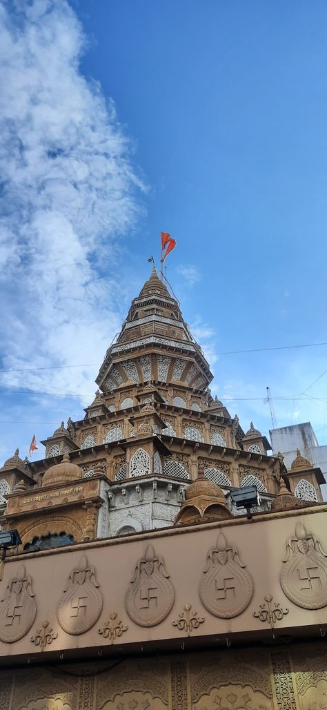 Indian temple in pune , standing strong with mystical architecture and ancient beauty Pune, India