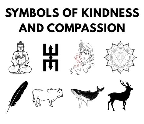 26 Symbols of Kindness & Compassion Symbols For Compassion, Symbol For Compassion, Compassion Tattoo Ideas, Kindness Symbol Tattoo, Compassion Tattoo Symbol, Self Compassion Tattoo, Be Kind Tattoo Ideas, Compassion Symbol, Symbol For Kindness