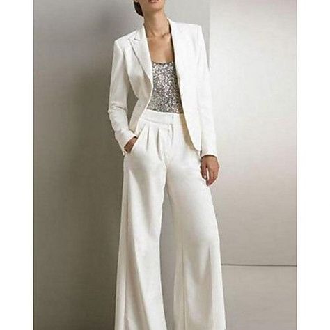 7949e456002b28988d38185bd30e77fddesc49291532ri Mother Of The Bride Pantsuits, Bride Pantsuit, Formal Wedding Guests, Fall Wedding Guest, Two Piece Jumpsuit, Fall Wedding Guest Dress, 2024 Wedding, Mother Of The Bride Dress, Chiffon Long Sleeve