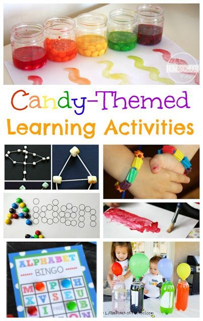 LOTS of Candy Themed Learning Activities! Perfect for making learning fun, using up extra Halloween candy, or celebrating National Candy Day November 4th. Ideas for preschool, prek, kindergarten, first grade, 2nd grade, 3rd grade, 4th grade, 5th grade, an Candyland Stem Activities, Candy Theme Crafts, Candyland Activities For Kids, Candy Land Crafts, Candyland Activities, Candy Activities For Kids, Candy Activities, Chocolate Touch, National Candy Day