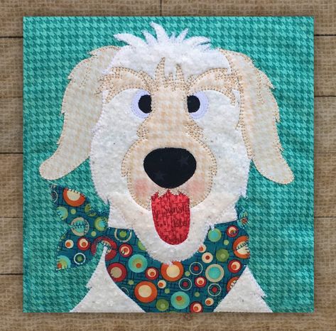 Doodle Dog - Pattern Timeless Treasures Fabric, Dog Quilts, Applique Kit, Patch Aplique, Applique Quilting, Doodle Dog, Animal Quilts, Cat Quilt, Missouri Star Quilt