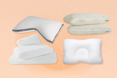 These are the best pillows for people with neck pain, according to sleep and pain experts, including the best picks for stomach, back and side sleepers. Best Pillows For Sleeping, Best Neck Pillow, Best Pillows, Neck Support Pillow, Latex Pillow, Stomach Sleeper, Side Sleeper Pillow, Neck And Back Pain, Side Sleeper