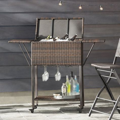 Buckland Serving Cart Outdoor Wood Bar, Kitchen Bar Cart, Patio Bars, Outdoor Patio Bar Sets, Outdoor Patio Bar, Outdoor Bar Sets, Patio Bar Set, Serving Cart, Wood Bar