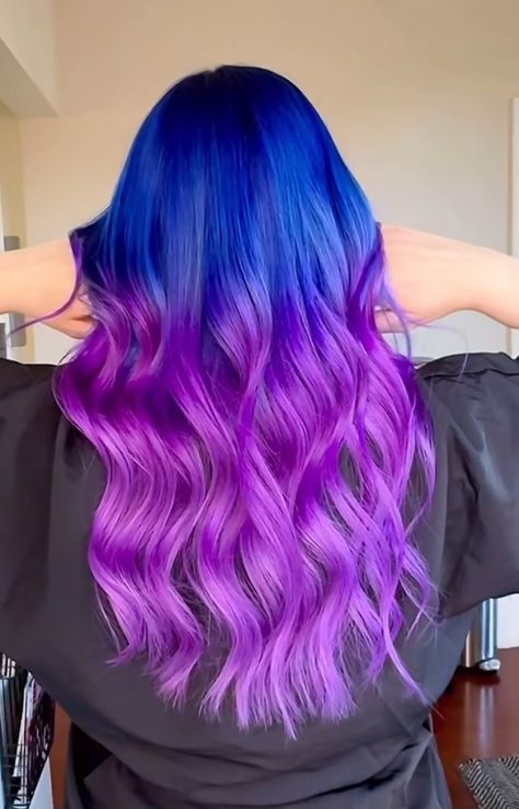 Long Dyed Hair, Hair Dye Tutorial, Purple Ombre, Hair Dye, Purple Hair, Dyed Hair, Hair Ideas, Cute Hairstyles, Straight Hairstyles