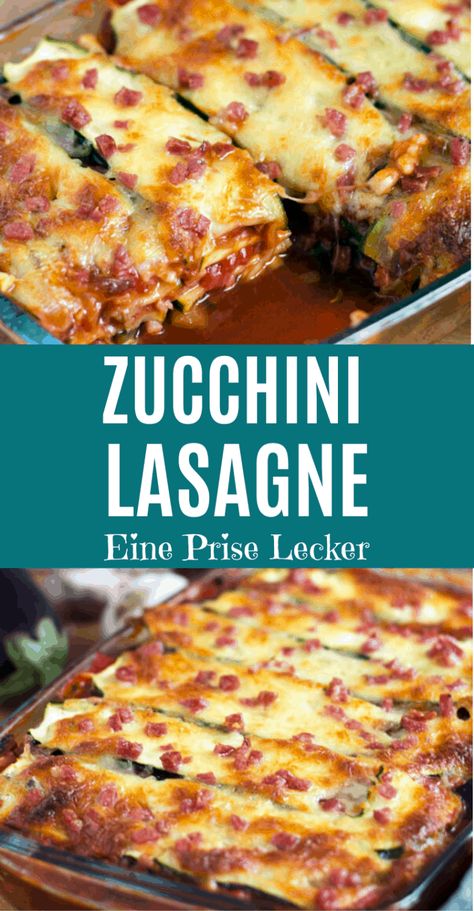 Low Carb Zucchini Lasagna, Zucchini Lasagne, Carb Alternatives, Zucchini Lasagna, Low Carb Zucchini, No Calorie Foods, Dinner Recipes Crockpot, Idee Pasto Sano, Lasagna Recipe