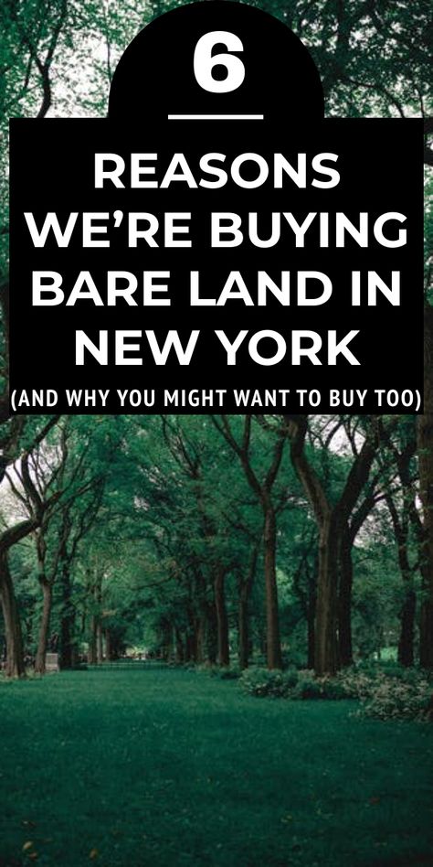 Are you thinking about buying cheap land for sale in New York? It can be a compelling investment for some investors. If you’re thinking about it, here are 6 reasons we’re buying bare land in New York… When most people think of real estate investing they think of houses… or maybe apartment buildings. But at … Buy Land Cheap, Cheap Land For Sale, Land Investment, Investing In Land, Cheap Land, Investment Strategies, Apartment Buildings, Vacant Land, How To Buy Land