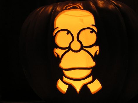 Homer Simpson Pumpkin, 21 Movie, Pumpkin Inspiration, Pumpkin Carving Tools, Cute Pumpkin Carving, Spooky Pumpkins, Pumpkin Carving Designs, Pumpkin Carvings, Fun Halloween Crafts