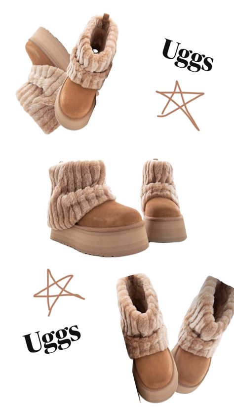 collage 🦢 Sherpa Uggs, Ugg Mini, Classic Mini, Christmas Wishlist, Collage, Clothes